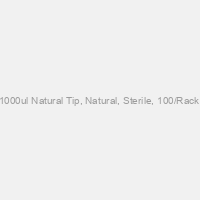 100-1000ul Natural Tip, Natural, Sterile, 100/Rack x 10
